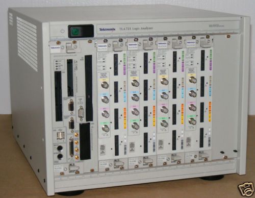 Tektronix tla721 logic analyzer (4) tla7aa4/cs (16) p6860 probes for sale