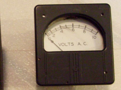 VINTAGE A.C. VOLT METER WORKING