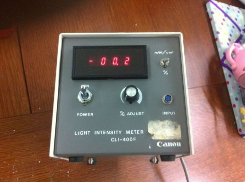 canon light intensity meter