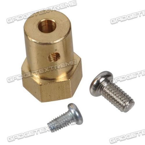 4mm Copper Hex Coupler Coupling for Intelligent Car Robot Smart Car e