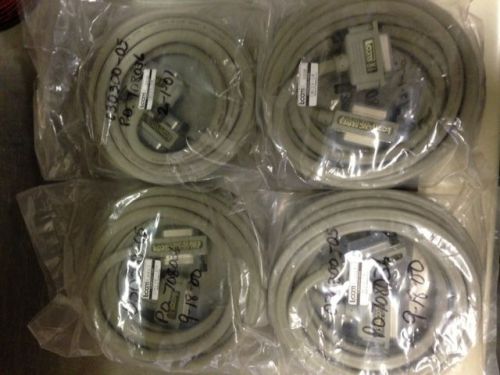 LOT OF 4 CMC L-COM CMC24-5M GPIB CABLES