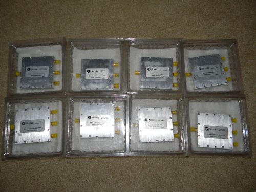 8 Brand New Microlab 3 Way Power Splitters, SMA Female, 800-2500 MHz, #D3-64FF