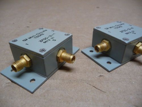 LOT OF 2 MINI-CIRCUITS COAXIAL POWER SPLITTER/COMBINER ZFSCJ-2-1 50? 1 - 500 MHz