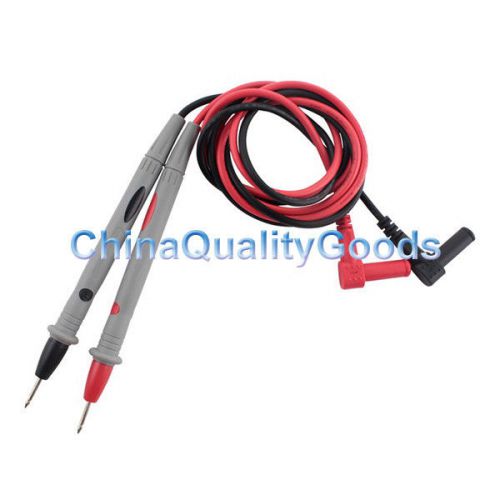 2X High Quality Universal Banana Plug Sharp Test Probe Pen Leads Multi Meter 20A