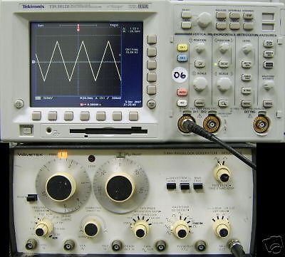 Wavetek 186 phaselock generator, NIST-certified