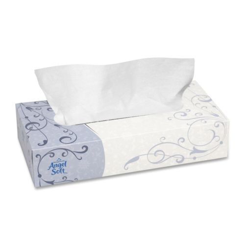 New ! 20PK Georgia-Pacific Angel Soft ps Premium Facial Tissue 48580 100 per box