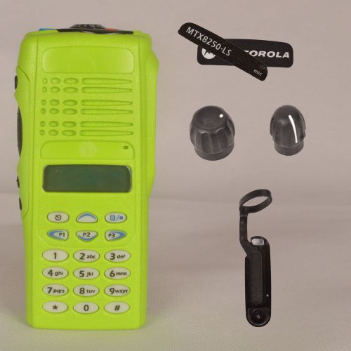 Green housing case for Motorola MTX8250.LS (LCD+Ribbon Cable+Speaker+mic)