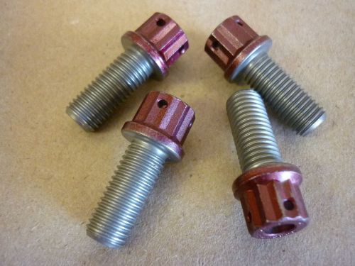 Lot Of 4 Aircraft 69331-5-10 Machine Bolt 5/16-24 x 3/4&#034; Double Hexagon W/Hole