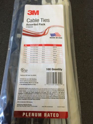 3M Cable Ties Assorted Pack (100pk)