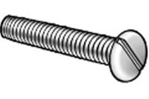 #4-40x1 Machine Screw Slotted Pan Hd UNC Steel / Zinc Plated Pk 50