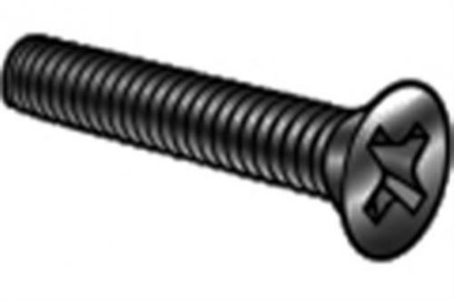 M4x0.7x8 metric machine screw philips flat hd black, pk 50 for sale