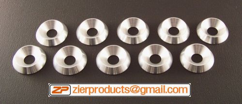 3/8 .375 CNC Billet Aluminum Finishing Washer Qty 10 finish