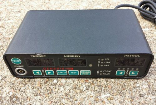 DECATUR GENESIS 1 POLICE DUAL RADAR Display Unit Tested Working