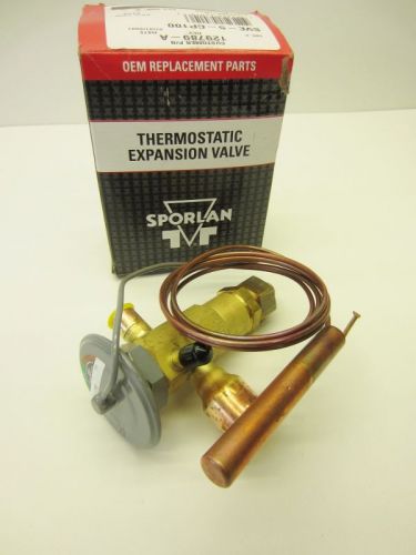 Sporlan 129789-A Thermal Expansion Valve 1/2 X 7/8 R-22 5TON TXV 5&#039;CAP NEW