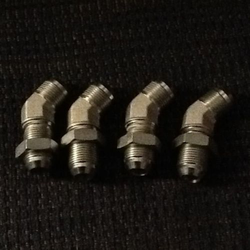 3/4 JIC Bulkhead Union Elbows (4 Pcs)