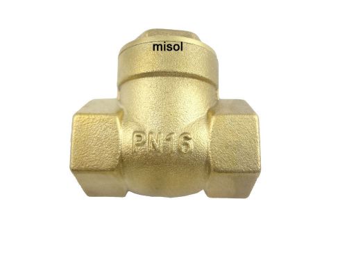 1 pcs of horizontal check valve, 1/2”, DN15, Brass non return valve