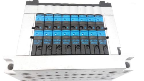 FESTO CPV10-GE-FB-8 / 161416(8 PCS) SOLENOID VALVE + MANIFOLD