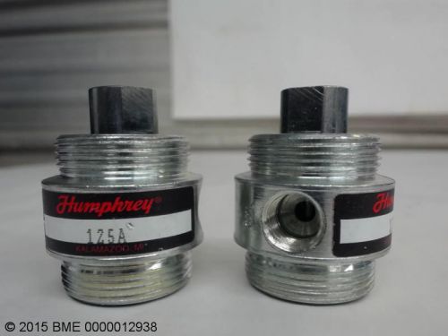 2 HUMPHREY 125A PILOTED VALVES