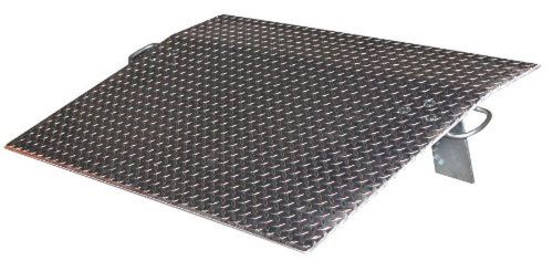 Dock plate 72&#034; x 30&#034; diamond tread plate with handles 9,500# cap 5&#034; legs for sale