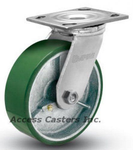 42PCASC 4&#034; Case Swivel Caster, Poly on Iron Wheel, 700 lb. Capacity