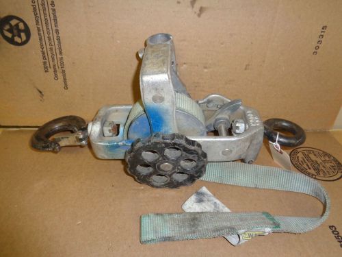 Little Mule Web Strap Ratchet Winch Hoist Comealong  Nov148