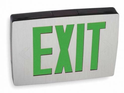 Lithonia Lighting LQC 2 G Exit Sign, 0.60W, Green