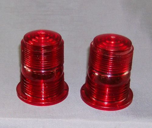 lot of 2 REPLACEMENT LENS RED for Tomar Electronics 470-1280 Microstrobe 3 lll