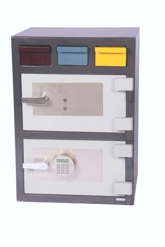 3d-2820mm-ke hollon front load cash depository 3 drop safe dual key lock keypad for sale