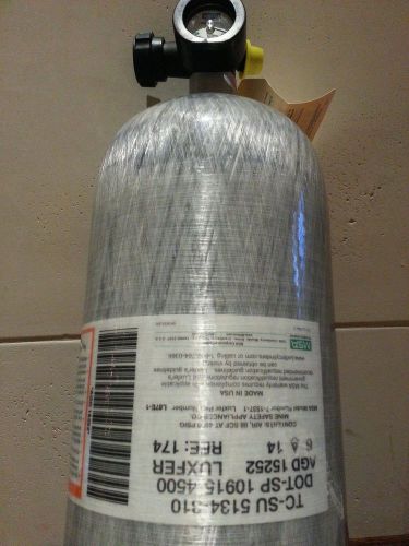 Msa 10127946-sp scba cylinder carbon fiber gray superlite 60 min for sale