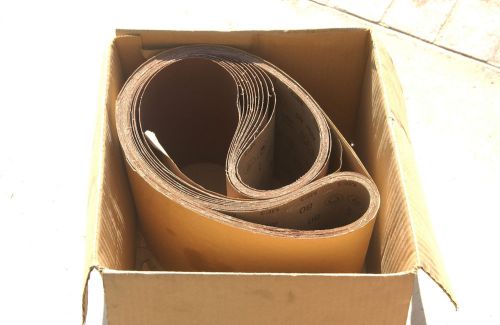 belt sand paper cloth belts 10 x 70 1/2   brand 3m 80 grit =10 belts