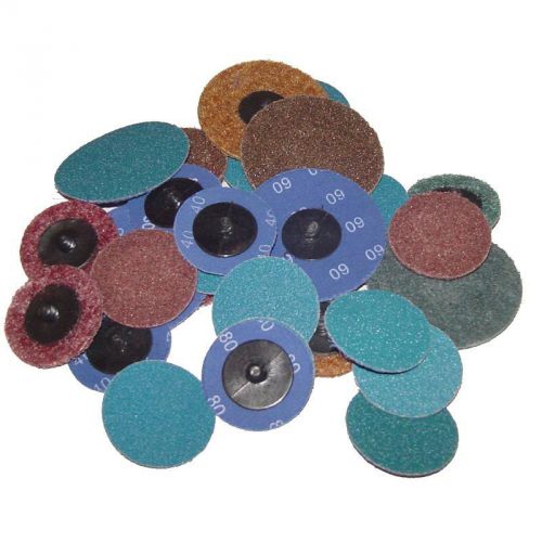 500 Pc 3&#034; Quick Change Discs 120 Grit Aluminum Oxide Sanding Abrasive Wheel Pad