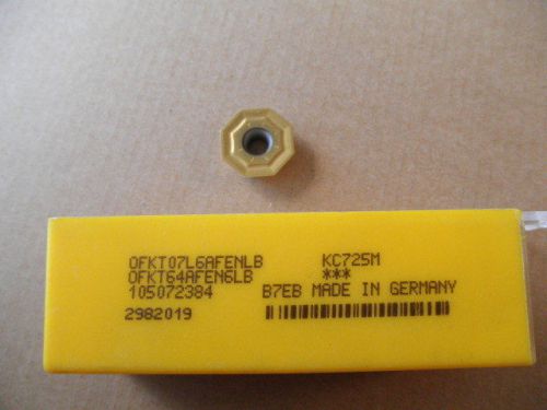 10 KENNAMETAL INSERTS NEW OFKT64AFEN6LB OFKT07L6AFENLB KC725M