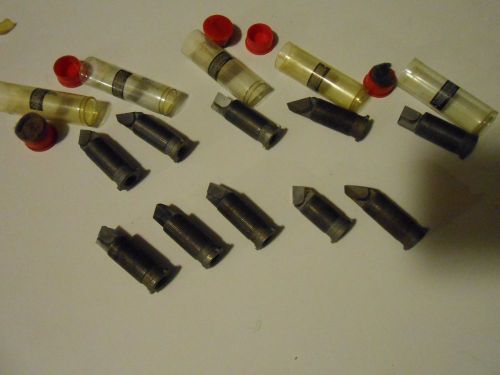 LOT OF 10 DEVLIEG CARBIDE INSERTS,BORING BAR INSERTS TO FINNISH THAT JOB