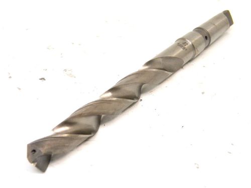 NEW SURPLUS NACHI 55/64&#034; TAPER SHANK COOLANT TWIST DRILL #3MT (.8594&#034;)