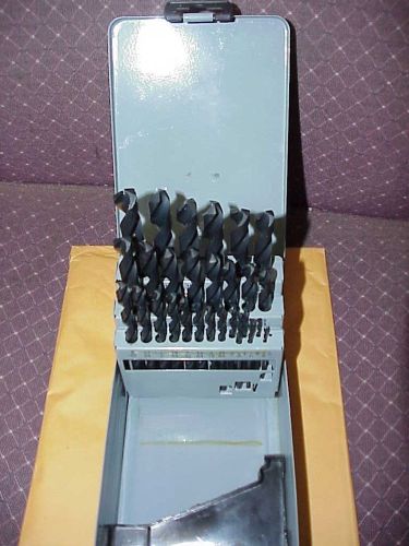 WESTWARD Jobber Drill Set, 28 PC, HSS, 135 Deg