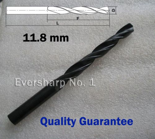 Lot New 1 pcs Straight Shank HSS Rolled Twist Drill Bits Dia 11.8 mm(.4646&#034;)