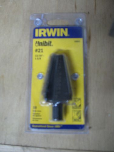 Irwin #21 Step bit 13/16&#034; - 1 3/8&#034;