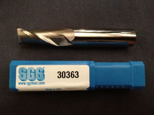 Sgs end mill 2 flute 1/8,1/4,3/8,1/2 &#034;new&#034; for sale