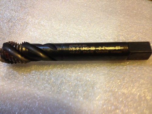 N.O.S EMUGE 7/8-9 UNF-3B 2-ENORM-ST HSSE-Ne2  GERMANY Spiral 4-Flute HAND TAP