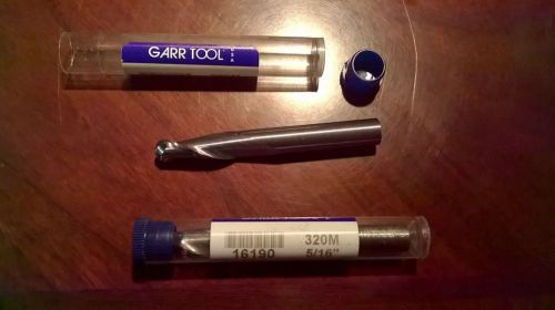 Garr Tool 320m  2 x 5/16&#034; End Mill Ball Nose 16190