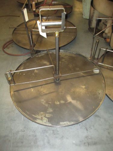 42&#034; Diameter Pan Type Horizontal Stock Payoff Reel - Coils feed to power press