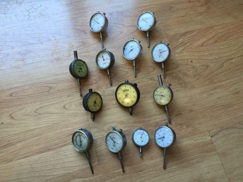 Lot Of 13 Dial Indicator-spi, Japan, China, Usa