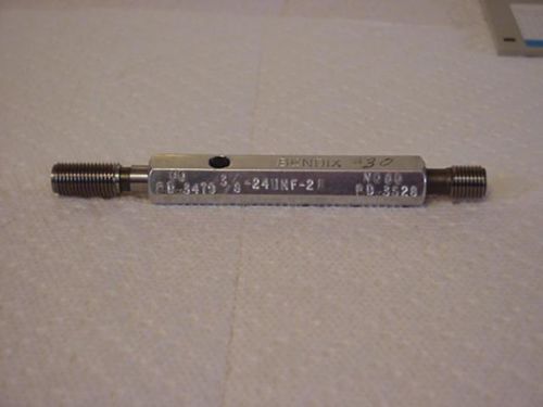 1 Bendix Go &amp; Nogo Thread Gauges 3/8 -24 UNF-2B  VGC