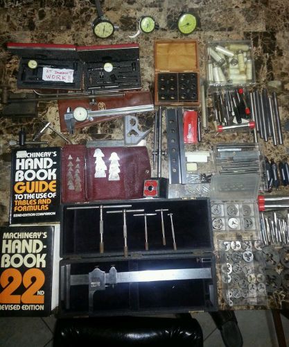 NO RESERVE LOT OF MACHINIST TOOLS STARRETT, HELIOS, LUFKIN,BROWN &amp; SHARPE,  SPI