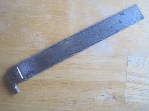 Starrett No. 303 6 inch hooked rule