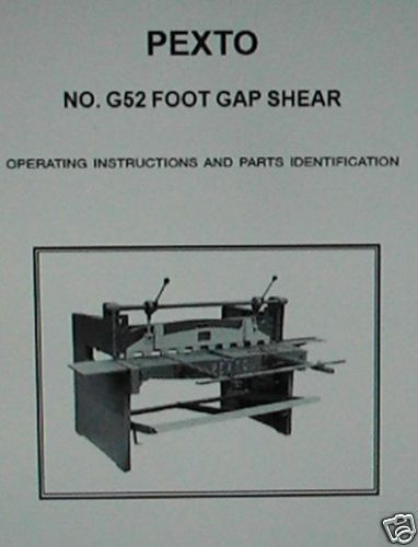 PEXTO G52 FOOT GAP SHEAR