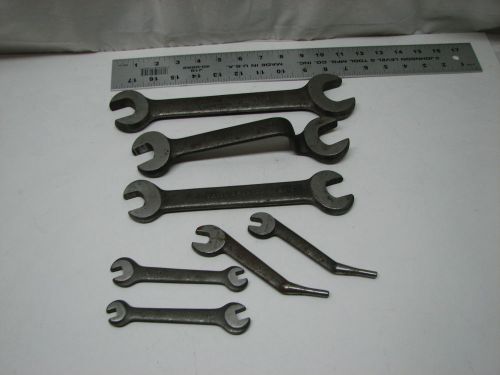 Lot of 7 machinist wrenches/tools davis &amp; furber machine co. for sale