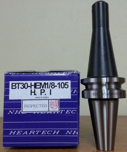 HPI Pioneer BT30 1/8 0.1250&#034; End Mill Holder 4.13&#034; Coolant Thru **NEW**