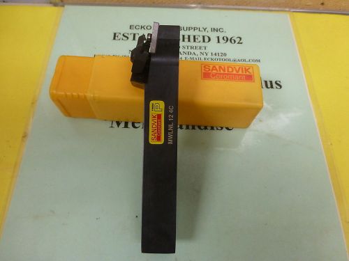 Indexable toolholder sandvik mwlnl-12-4c 3/4&#034; square left hand wnmg-43 new$15.00 for sale