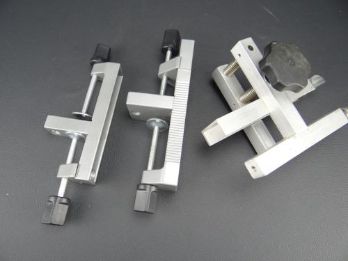 BROSET PRECISION STOP BLOCK &amp; Other Work holding Aluminum Brackets 3 pc Lot